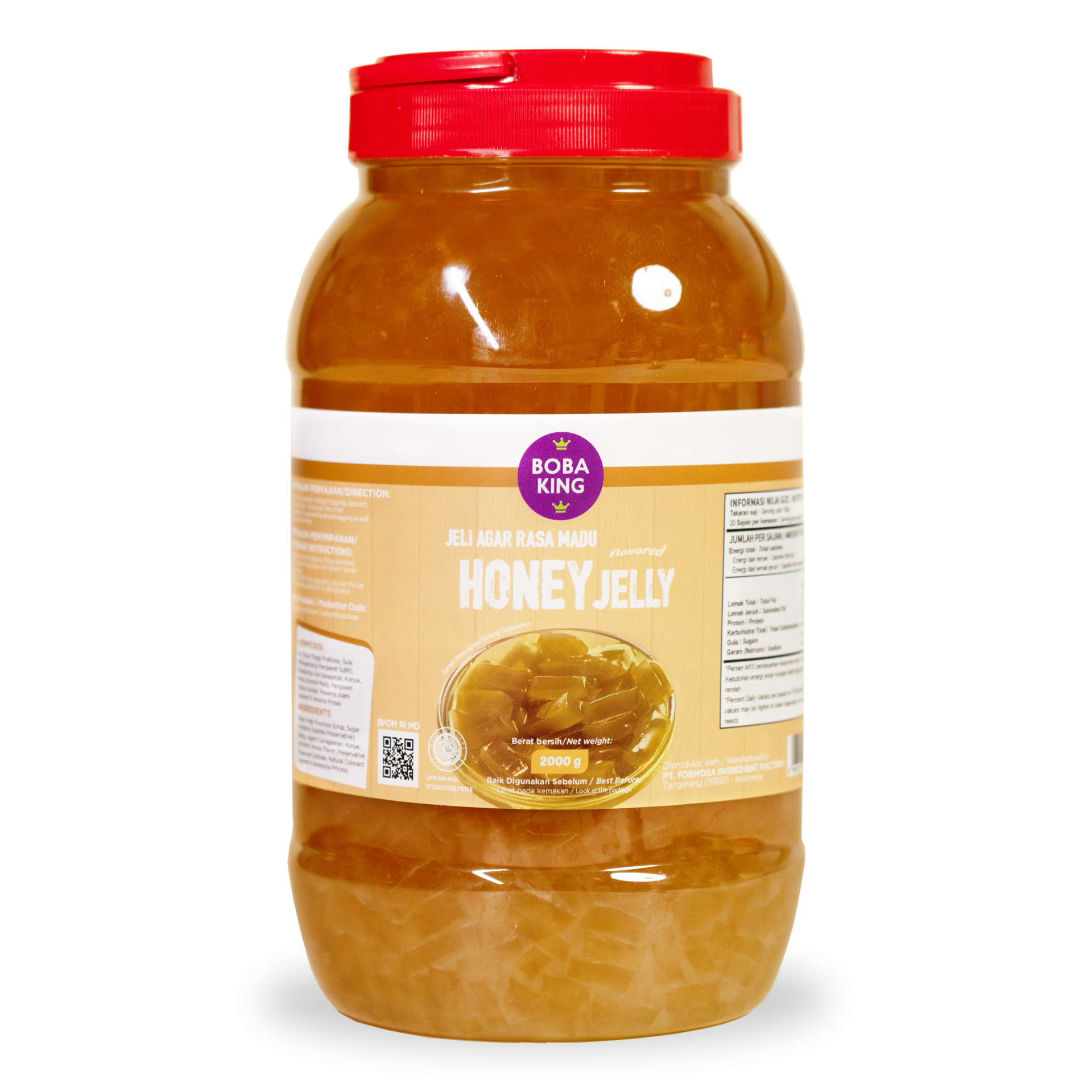 BOBA KING JELLY HONEY 6 X 2 KG